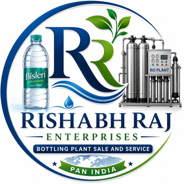 Rishabh Raj Enterprises RO Plant and Water Bottling Plant Logo